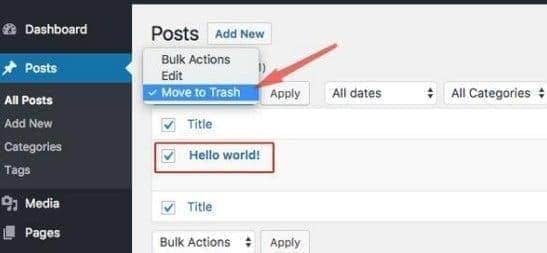 Cac thiet lap co ban trong wordpress 1