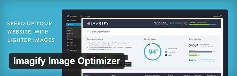 imagify-image-optimizer tối ưu hóa hình ảnh wordpress