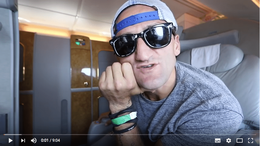 Casey Neistat is a famous vlogger on YouTube.