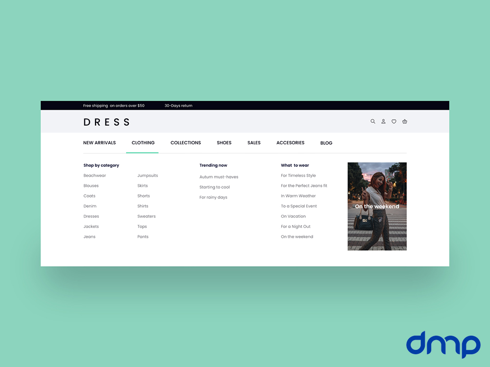 thanh dieu huong website 2